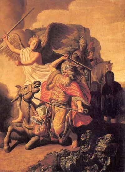 REMBRANDT Harmenszoon van Rijn Balaam and his Ass Norge oil painting art